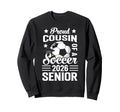 Proud Cousin Soccer Senior Sweatshirt - Casual Everyday Wear for Adults