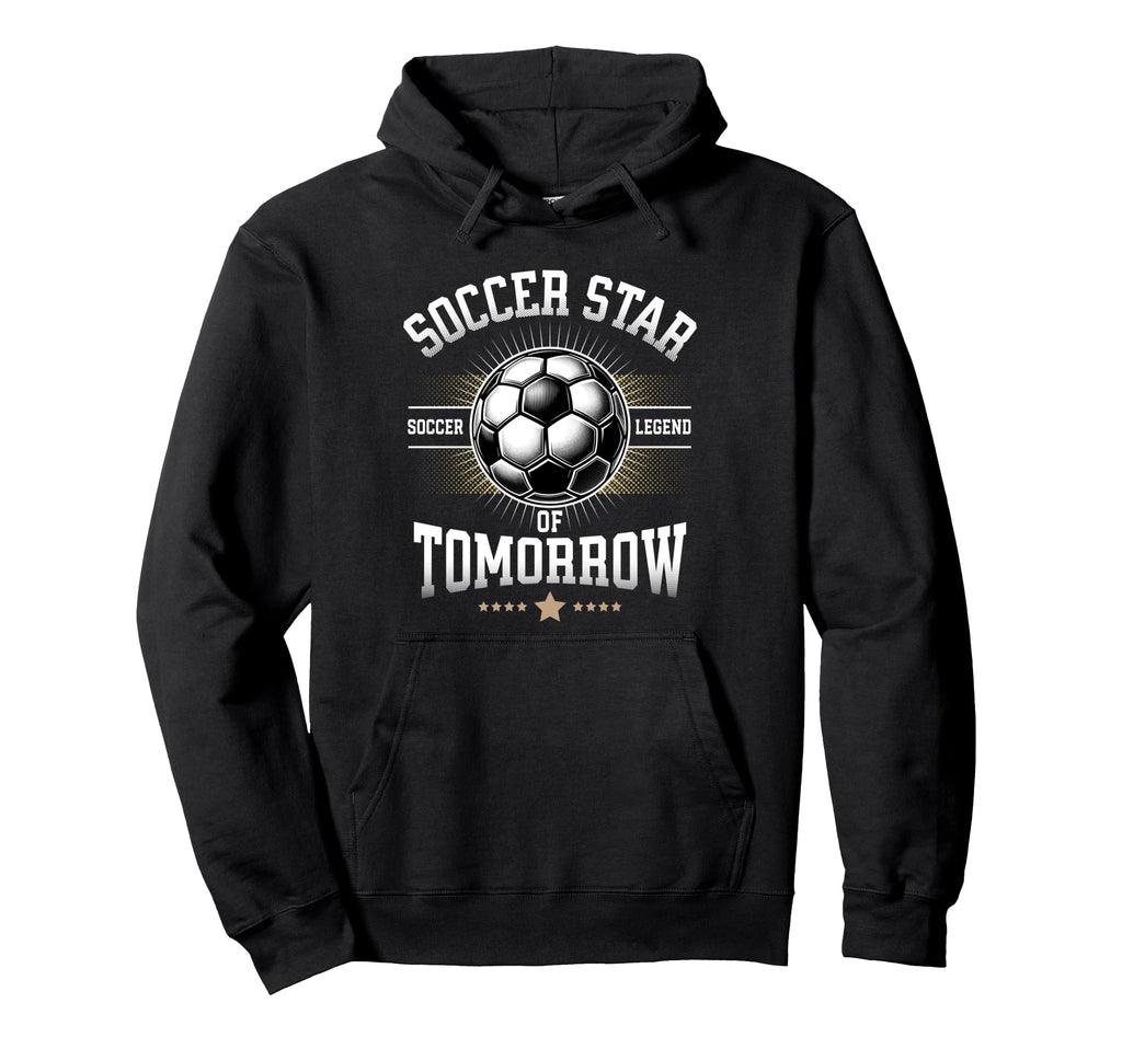 Soccer Star Tomorrow Talent Hoodie - Casual Everyday Wear Men Women