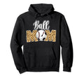 Ball Mom Soccer Baseball Mom Baseball Hoodie - Minimalist Print for Adults