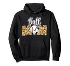 Ball Mom Soccer Baseball Mom Baseball Hoodie - Minimalist Print for Adults