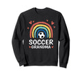 Leopard Rainbow Soccer Player Sweatshirt - Aesthetic Graphic Men Women