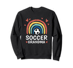 Leopard Rainbow Soccer Player Sweatshirt - Aesthetic Graphic Men Women