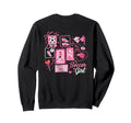 Soccer Stamp Bow Game Day Sweatshirt - Casual Everyday Wear Men Women