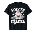 Soccer Mama Messy Bun Soccer Mothers T-Shirt - Trendy Graphic for Adults