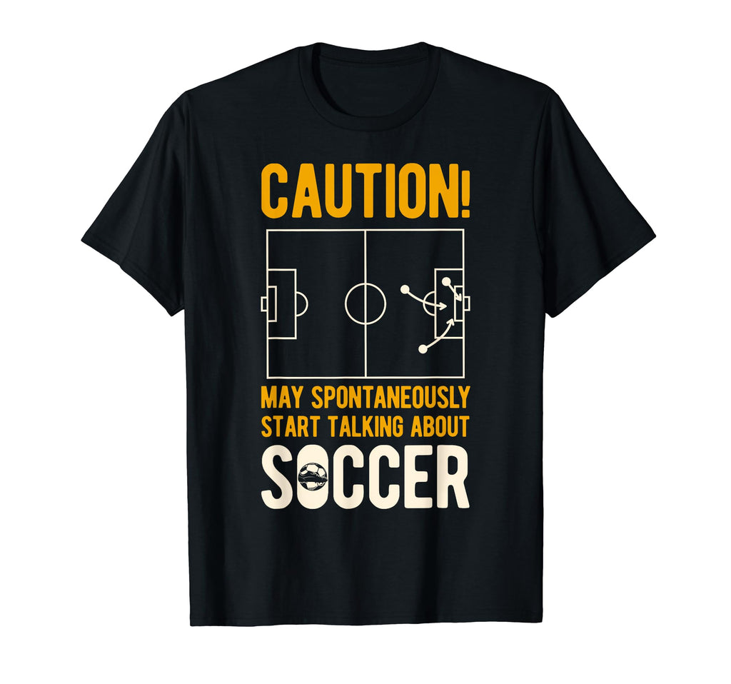 Caution May Spontaneously Start T-Shirt - Fun Novelty Design Unisex