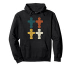 Foosball Player Figures Table Hoodie - Casual Everyday Wear for Adults
