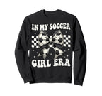 My Soccer Era Coquette Bow Soccer Sweatshirt - Aesthetic Graphic Unisex