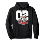 2 Soccer Birthday Gift Soccer Fan Hoodie - Casual Everyday Wear Men Women