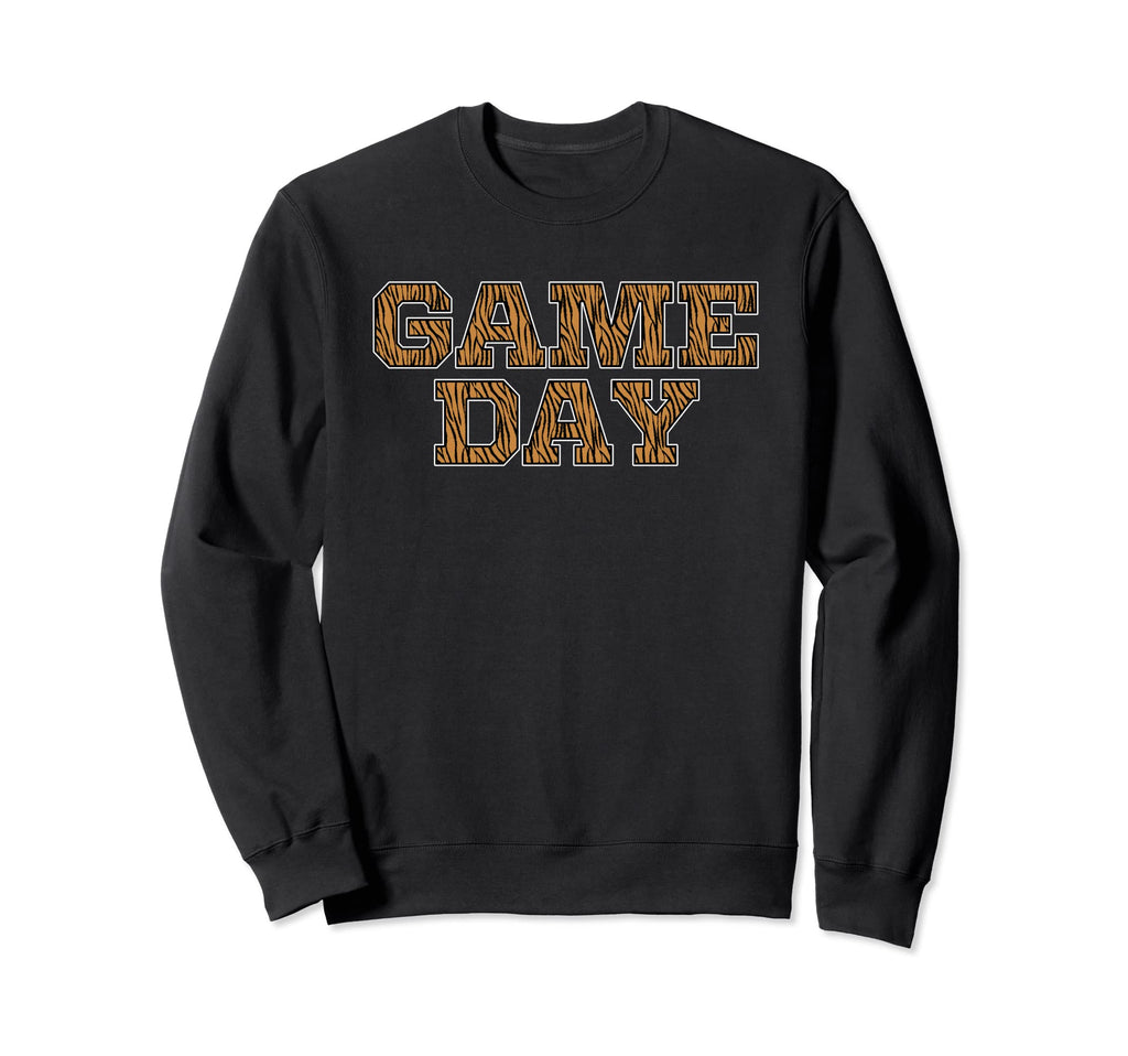 Game Day Tiger Animal Sports Soccer Sweatshirt - Novelty Apparel Unisex