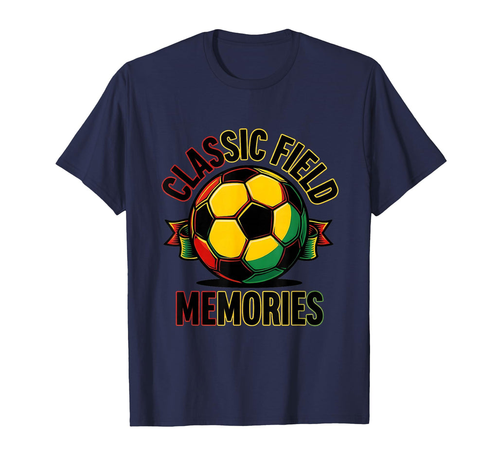 Soccer Ball Field Memories T-Shirt - Fun Novelty Design Unisex