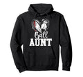 Ball Aunt Baseball Soccer Aunt Hoodie - Unique Graphic for Adults