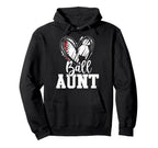 Ball Aunt Baseball Soccer Aunt Hoodie - Unique Graphic for Adults