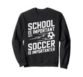 Funny Soccer Lovers Soccer Player Sweatshirt - Fun Novelty Design Men Women