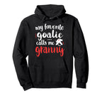 Proud Ice Hockey Goalie Granny Hoodie - Fun Novelty Design for Adults