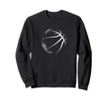 Basketball Silhouette Basketball Sweatshirt - Unique Graphic Men Women