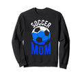 Soccer Mom Soccer Football Mom Sweatshirt - Unique Graphic for Adults