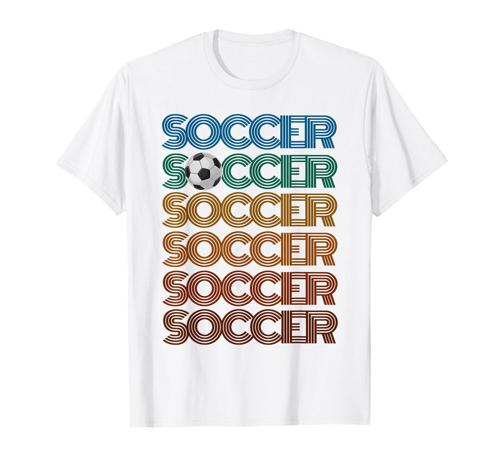 Soccer Repeat Just Who Loves T-Shirt - Fun Novelty Design Men Women