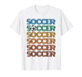 Soccer Repeat Just Who Loves T-Shirt - Fun Novelty Design Men Women