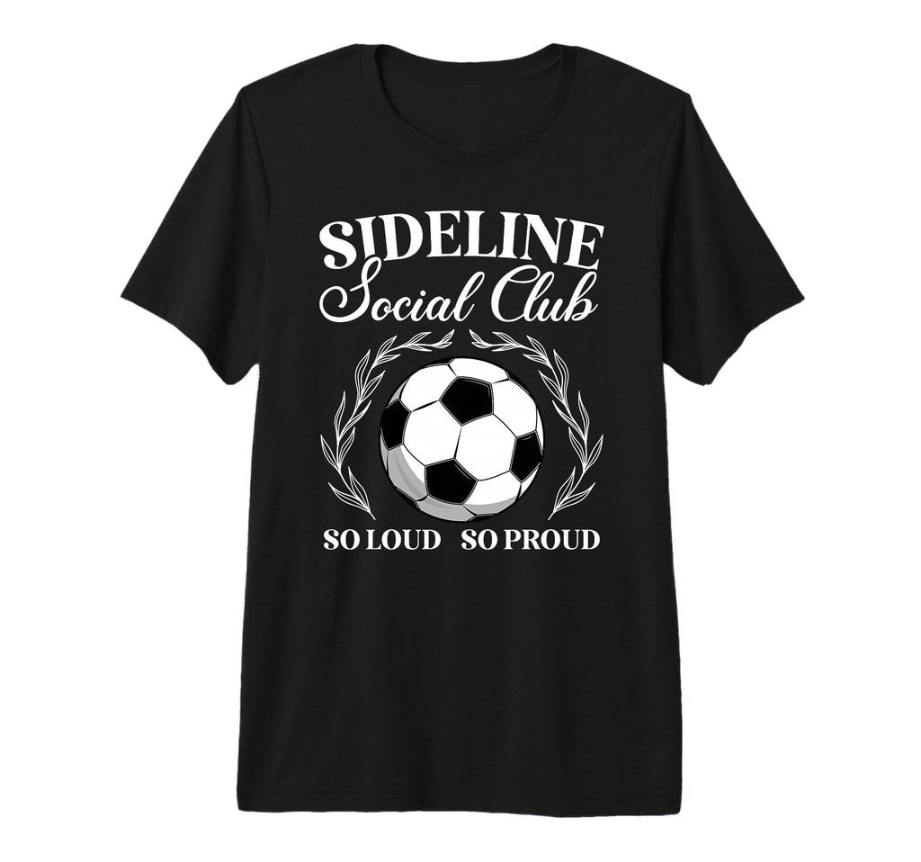 So Proud Soccer Mom Soccer Player T-Shirt - Minimalist Print for Adults