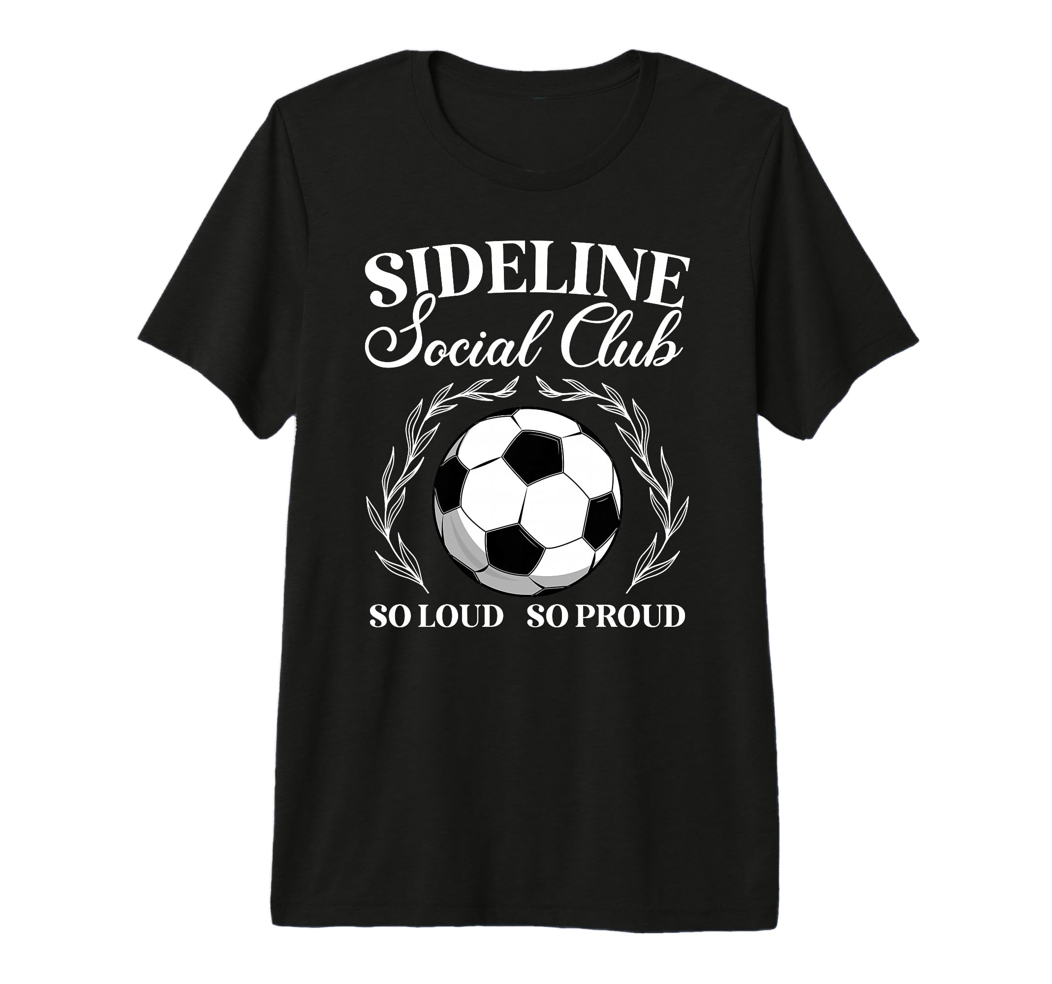 So Proud Soccer Mom Soccer Player T-Shirt - Minimalist Print for Adults