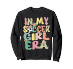 My Soccer Era Groovy Soccer Sweatshirt - Unique Graphic Men Women