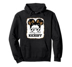 Classy Until Kickoff Bleached Leopard Funny Hoodie - Graphic Print Unisex