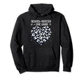 100 Days School Soccer Heart Love 100Th Hoodie - Trendy Graphic Men Women
