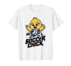 Soccer Chick Soccer Player Soccer T-Shirt - Aesthetic Graphic for Adults