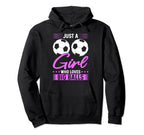 Just Who Loves Big Balls Soccer Hoodie - Casual Everyday Wear for Adults