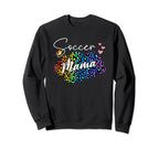 Soccer Mama Team Mom Athlete Mom Sweatshirt - Aesthetic Graphic Unisex