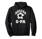 Soccer G Pa Soccer Ball Distressed Funny Hoodie - Graphic Print Men Women