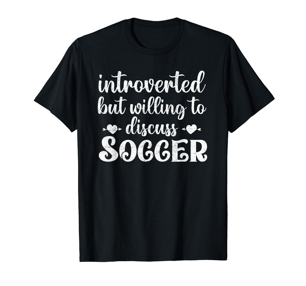 Introverted But Willing To Discuss T-Shirt - Aesthetic Graphic Unisex