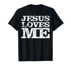 Jesus Loves Me Sacrifice Messiah T-Shirt - Unique Graphic Men Women