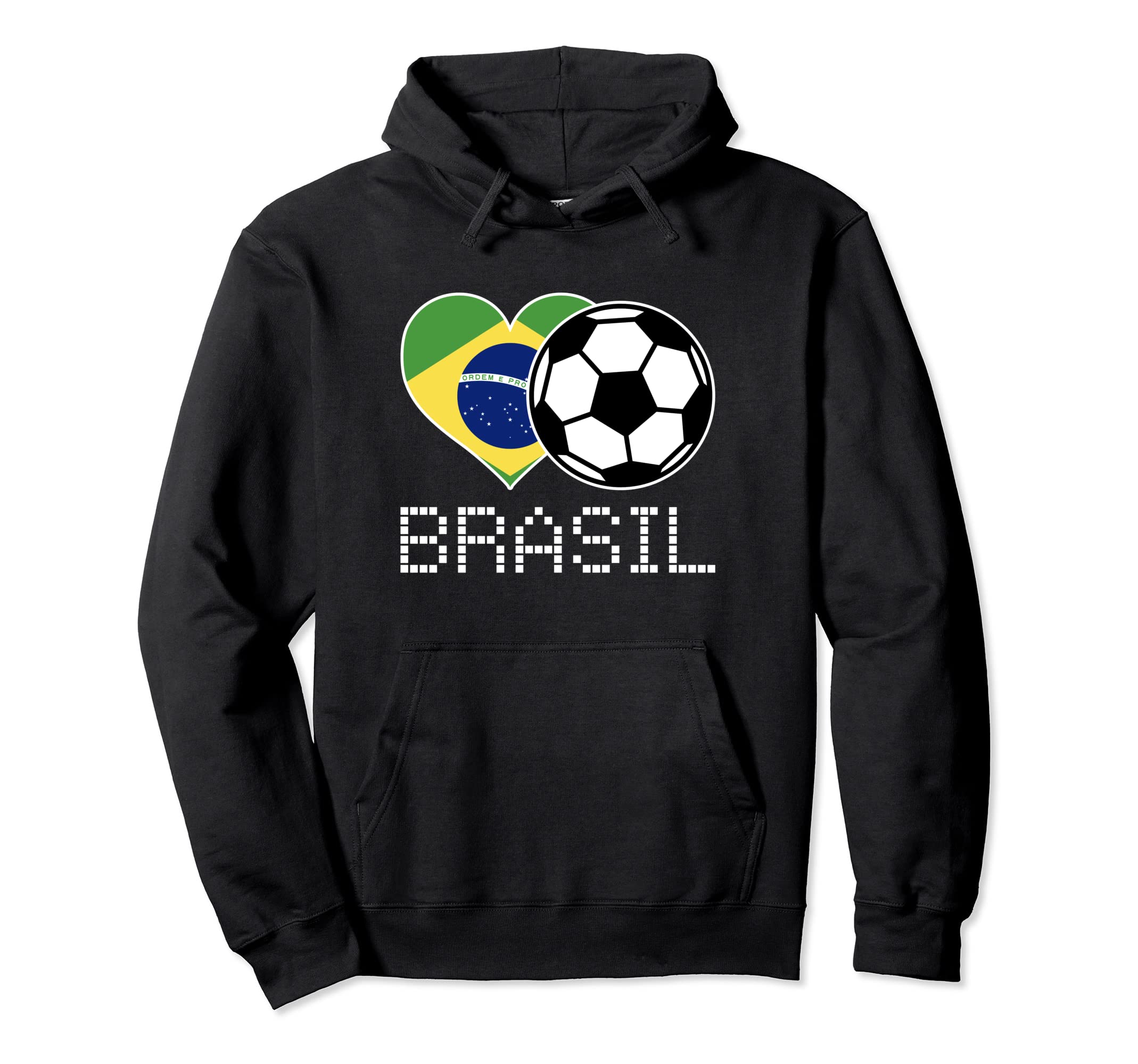Brasil Soccer Brazilian Flag Brazil Hoodie - Novelty Apparel Men Women