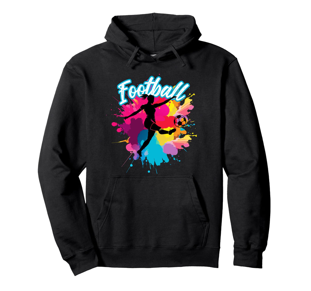 Football Footballers Soccer Hoodie - Unique Graphic for Adults