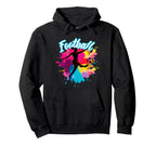 Football Footballers Soccer Hoodie - Unique Graphic for Adults