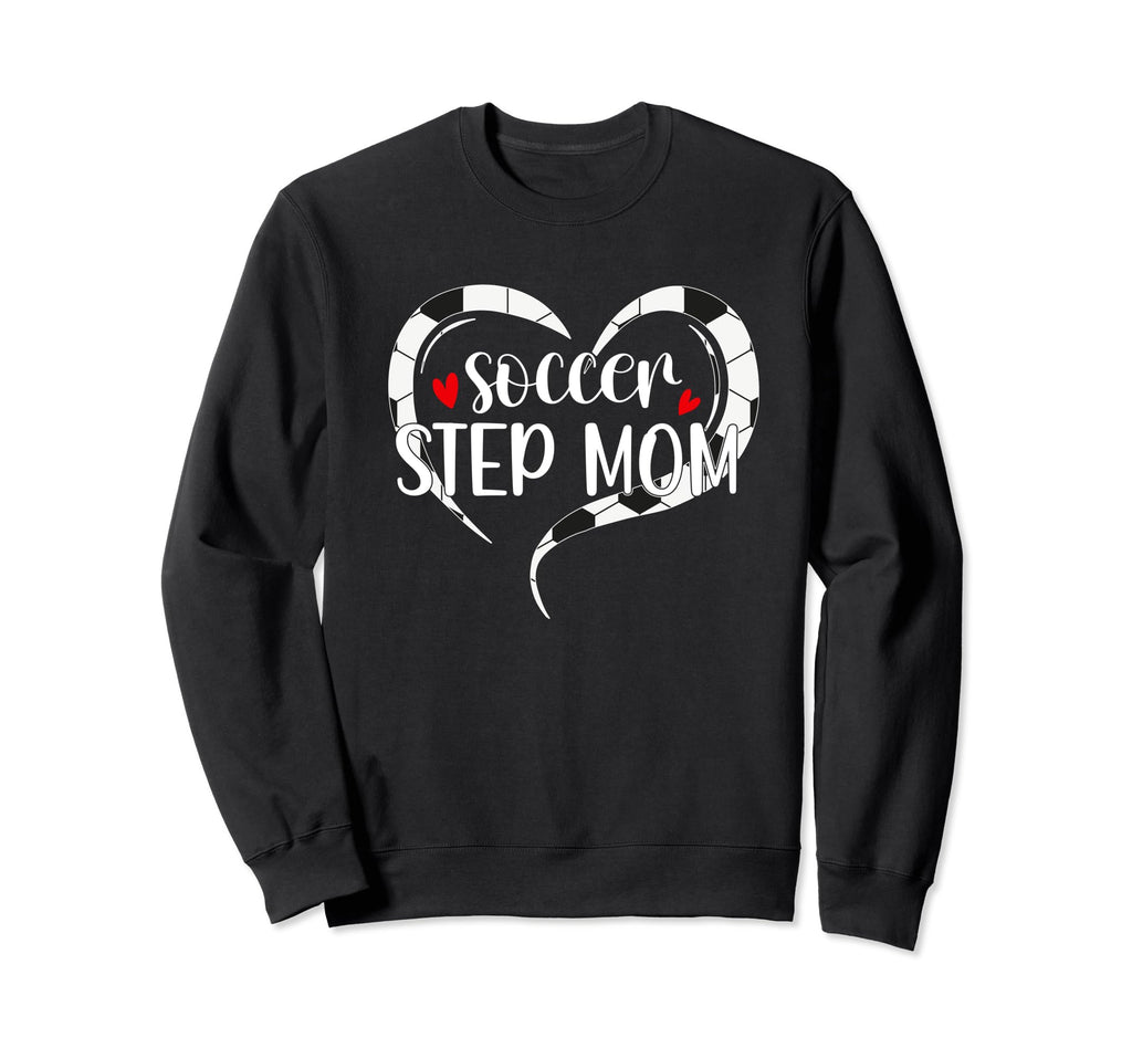 Soccer Step Mom Soccer Player Stepmother Sweatshirt - Graphic Print Unisex