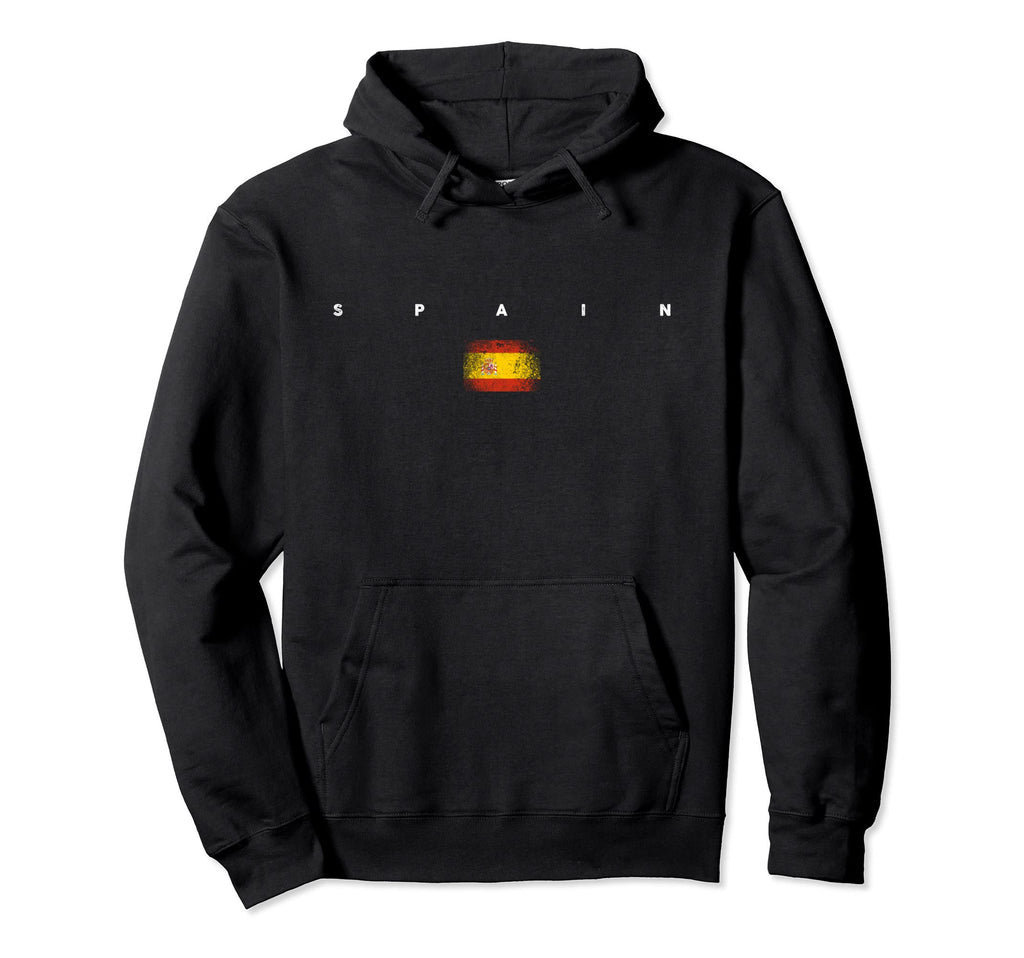 Spain Flag Pride Soccer Spanish Football Hoodie - Novelty Apparel Men Women