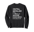Soccer Player Definition Funny Center Sweatshirt - Graphic Print Unisex