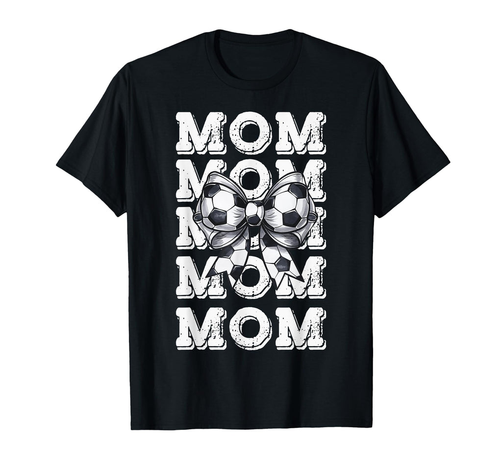 Coquette Soccer Mom Matching Family Bow T-Shirt - Aesthetic Graphic Unisex