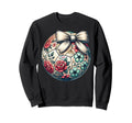 Floral Soccer Player Flower Soccer Sweatshirt - Novelty Apparel for Adults