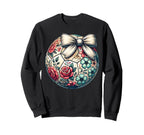 Floral Soccer Player Flower Soccer Sweatshirt - Novelty Apparel for Adults