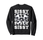 Coquette Soccer Sissy Matching Sweatshirt - Minimalist Print for Adults
