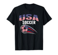 America Soccer Fans Jersey United T-Shirt - Custom Art Print for Adults
