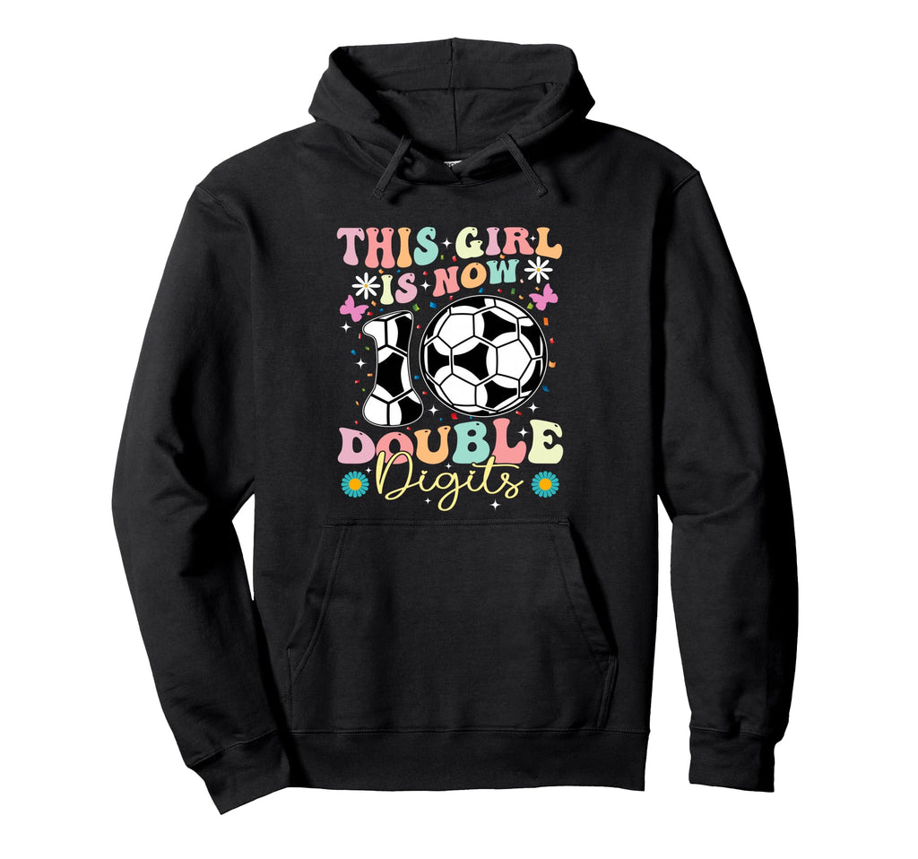 This Now 10 Double Digits Soccer 10 Hoodie - Casual Everyday Wear Unisex