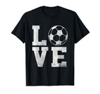 Love Soccer I Love Soccer Sport Player T-Shirt - Trendy Graphic Men Women