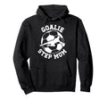 Soccer Goalie Step Mom Soccer Keeper Hoodie - Minimalist Print Unisex