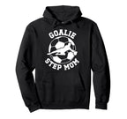 Soccer Goalie Step Mom Soccer Keeper Hoodie - Minimalist Print Unisex