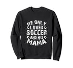 Funny Soccer Player Mom Soccer Sweatshirt - Aesthetic Graphic for Adults