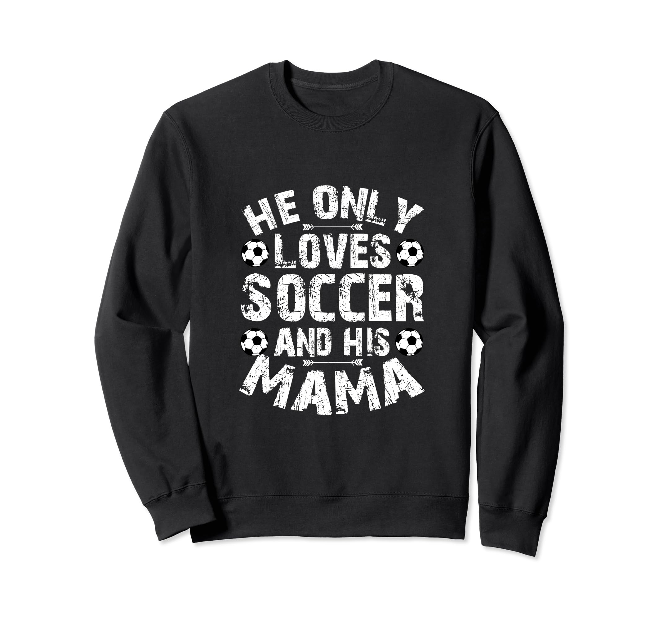 Funny Soccer Player Mom Soccer Sweatshirt - Aesthetic Graphic for Adults